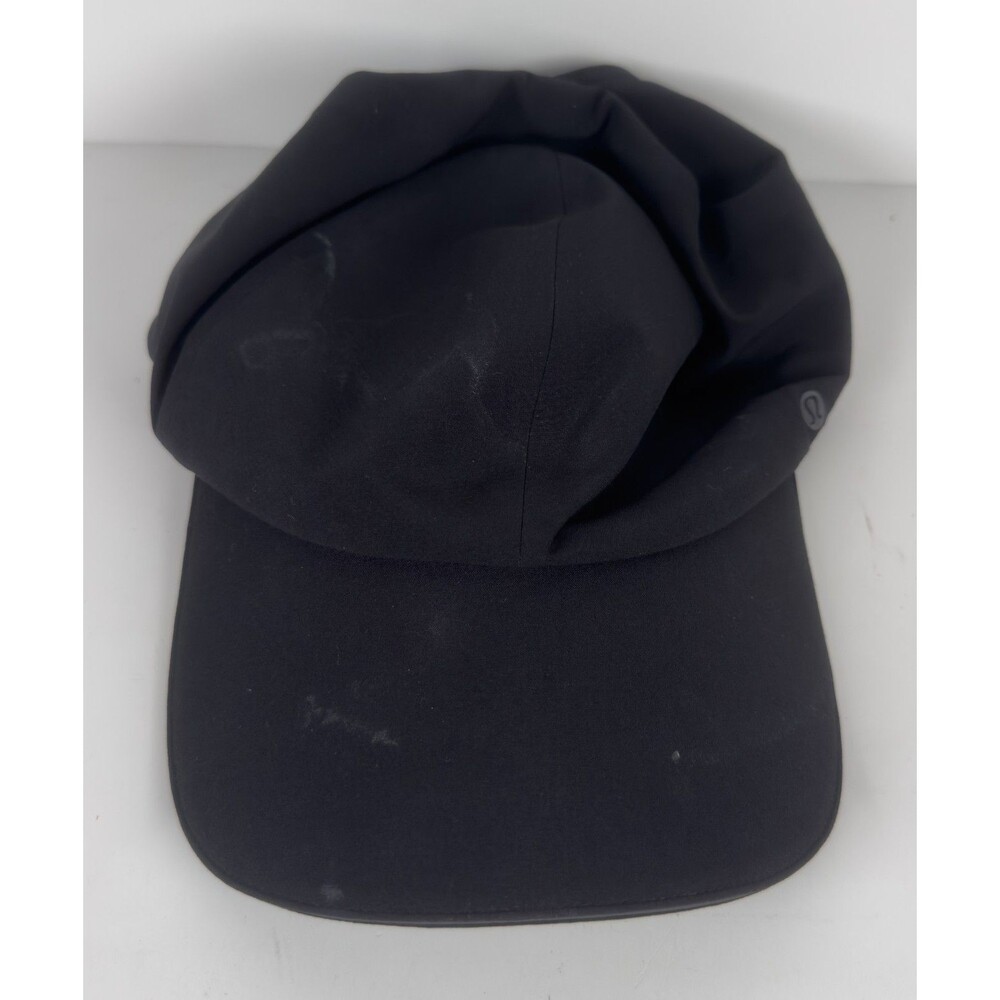 Lululemon Black Soft Baller Hat Cap Gym Performance Workout SZ L/XL